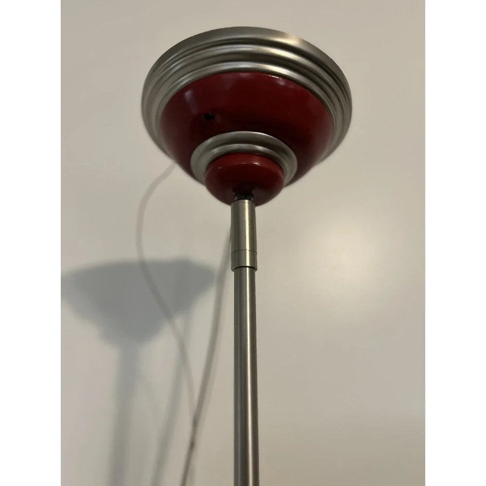 Savoy House Lighting Pendant / Red Zinger And Brushed Nickel Finish